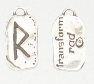 RAD Transform Runestone Pewter Pendant, 102