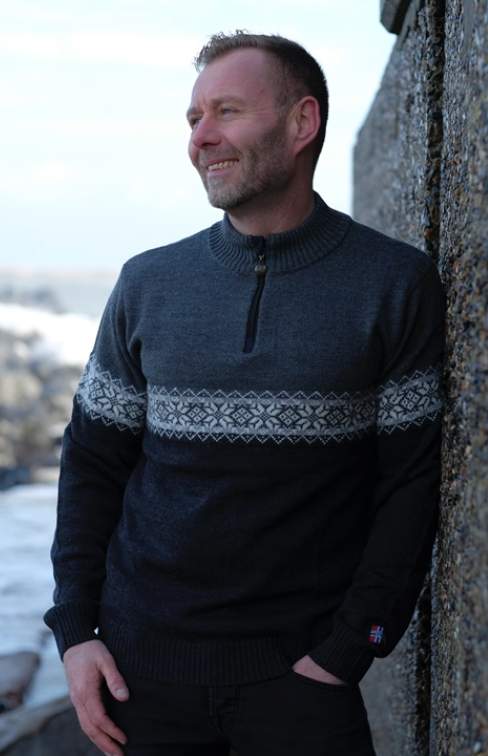 Odin Merino Wool 1/4 Zip Sweater by Arctic Circle