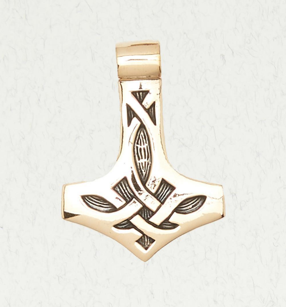 Thor's Hammer Bronze Pendant, 774