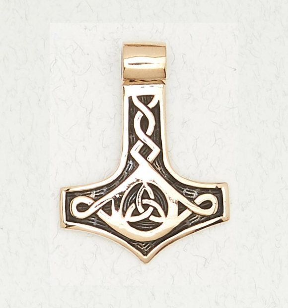 Thor's Hammer Bronze Pendant, 775
