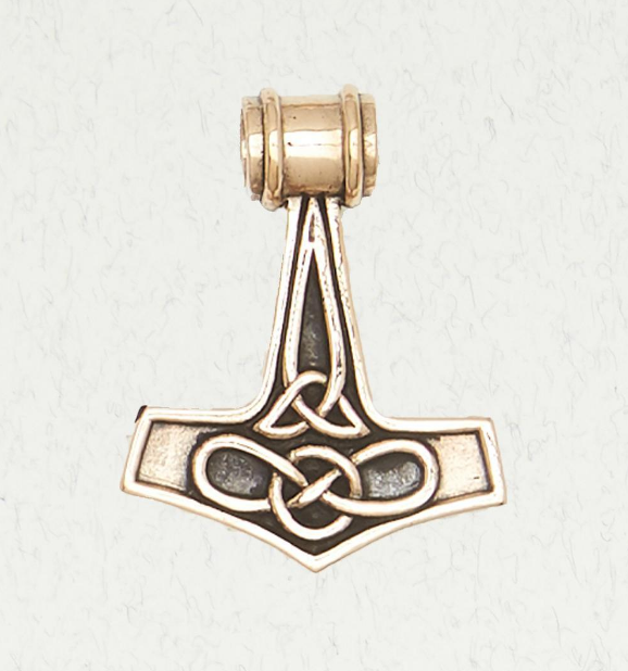 Thor's Hammer Bronze Pendant, 776