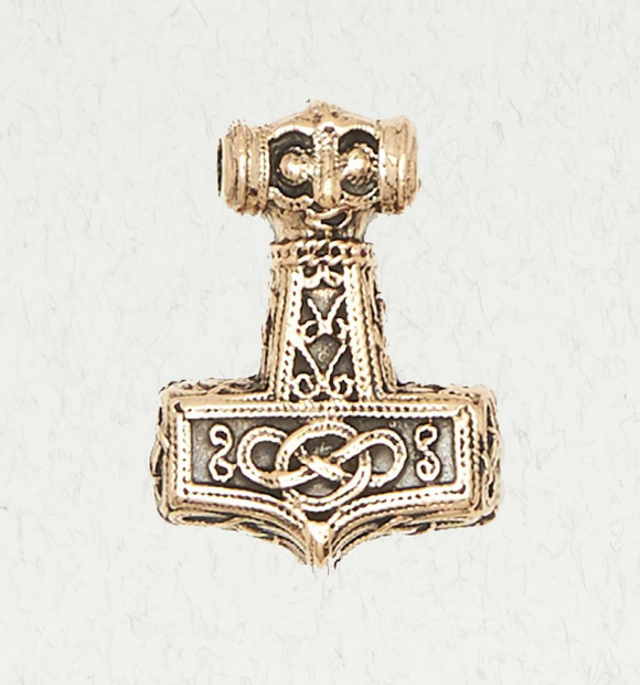 Thor's Hammer Bronze Pendant, 778