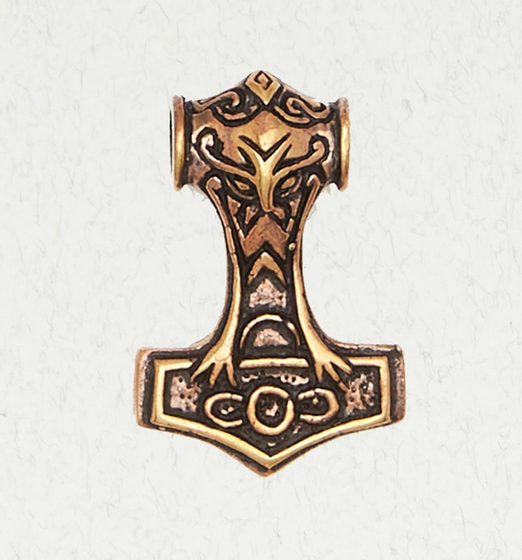 Thor's Hammer Bronze Pendant, 779