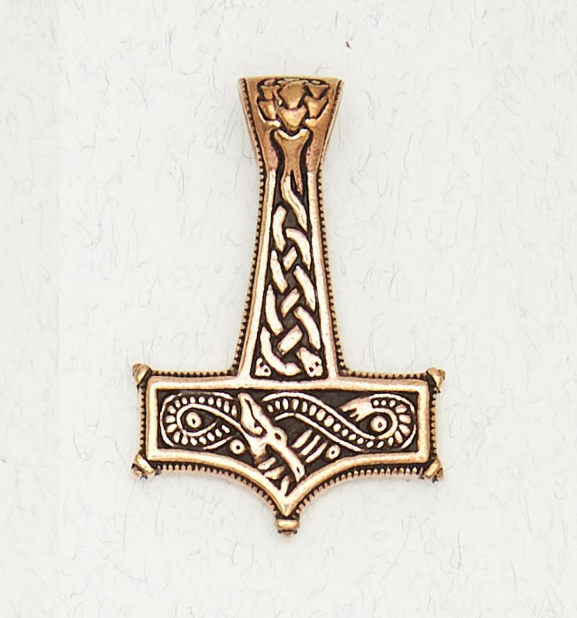 Thor's Hammer Bronze Pendant, 787