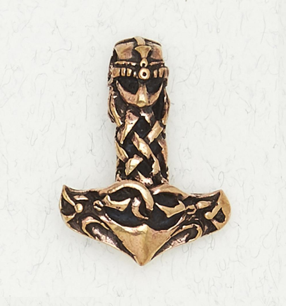 Thor's Hammer Bronze Pendant, 791