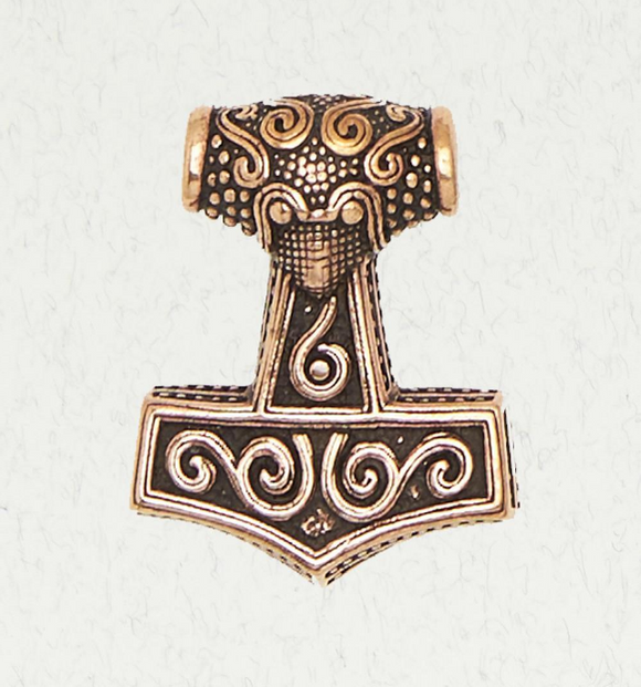 Thor's Hammer Bronze Pendant, 797