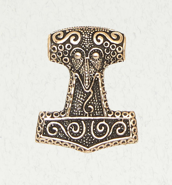 Thor's Hammer Bronze Pendant, 798
