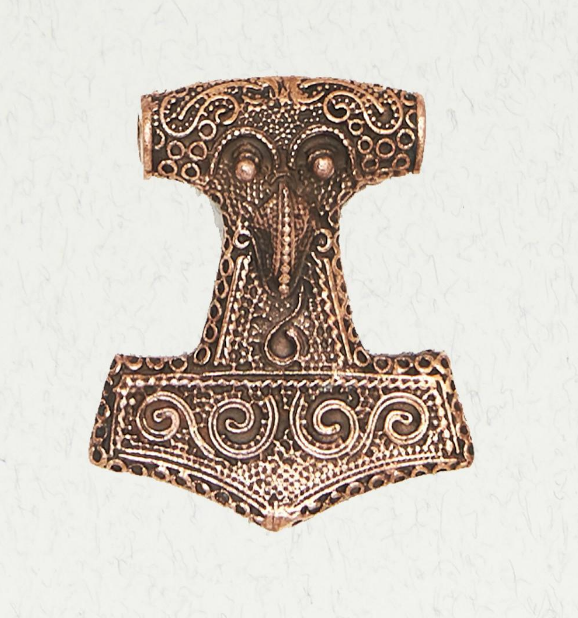Thor's Hammer Bronze Pendant, 799