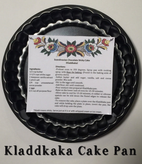 Scandinavian Kladdkaka Cake Pan