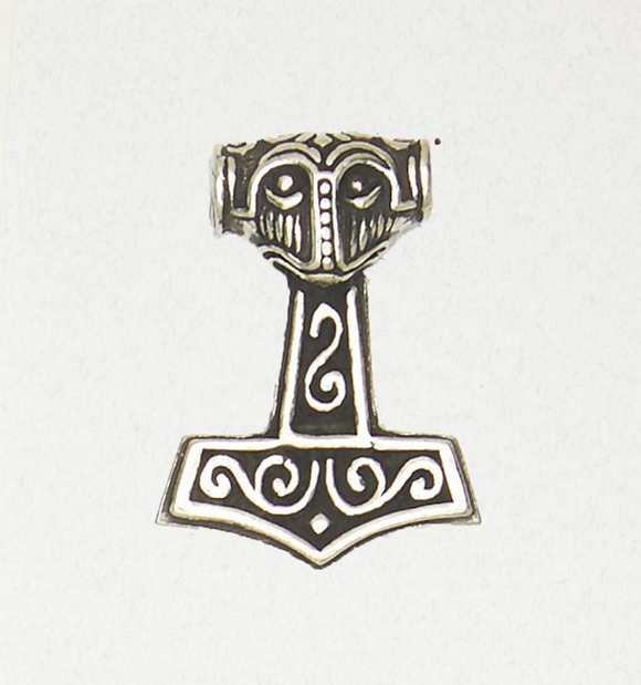 Thor's Hammer Pewter Pendant, 103