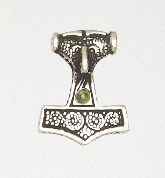 Thor's Hammer Pewter Pendant, 124
