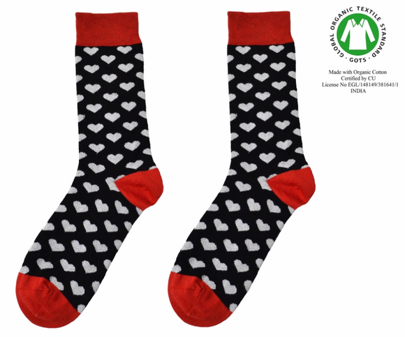 Organic Socks of Sweden, Lindgren (Hearts)